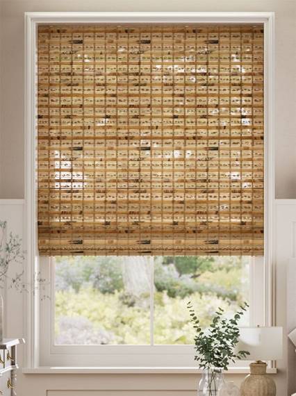 Electric Java Cedar Roman Blind thumbnail image