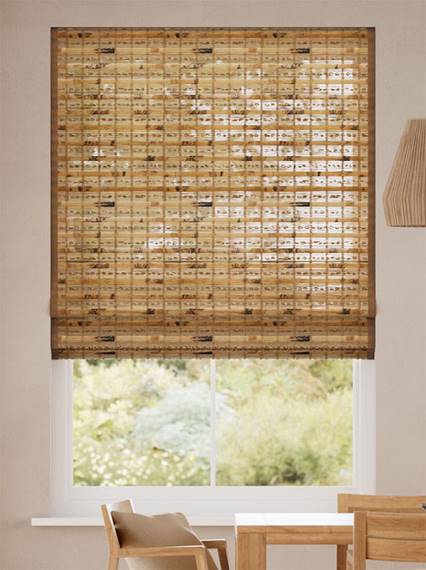 Electric Java Cedar & Demerara Roman Blind thumbnail image