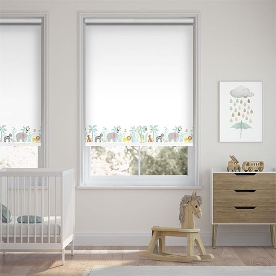 Twist2Go Jolly Jungle Blackout Chalk Roller Blind