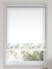 Jolly Jungle Blackout Chalk Roller Blind thumbnail image