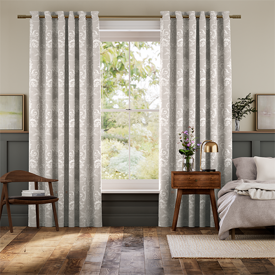 Josette Dove Grey Curtains