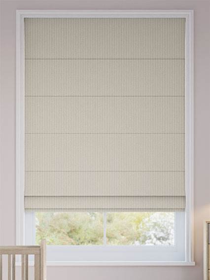 Jude Stripe Taupe Roman Blind thumbnail image