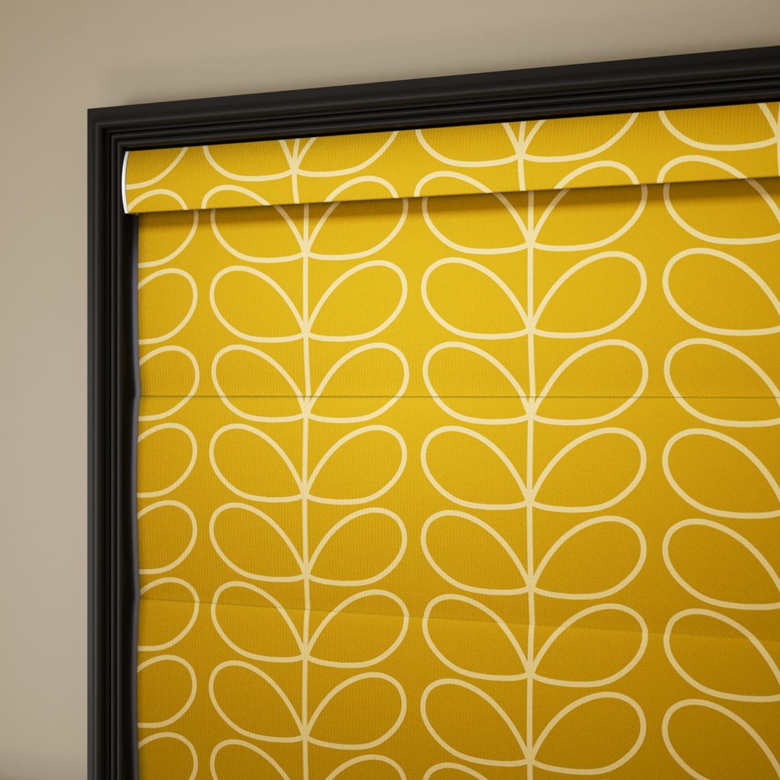 Jumbo Linear Stem Sunflower Roman Blind