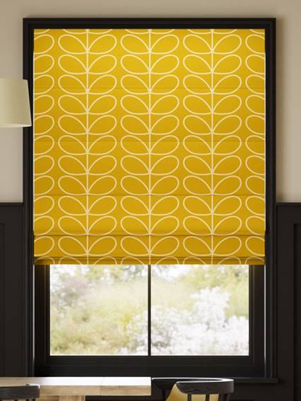 Jumbo Linear Stem Sunflower Roman Blind thumbnail image