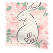 Jumping Bunnies Blush Curtains swatch image