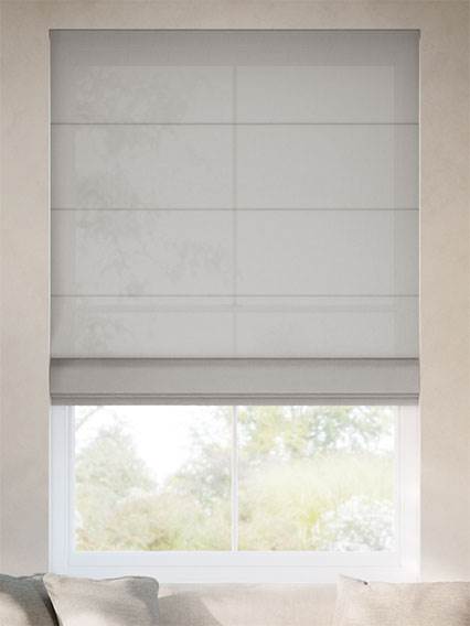 Juno Voile Smoke Grey Roman Blind thumbnail image