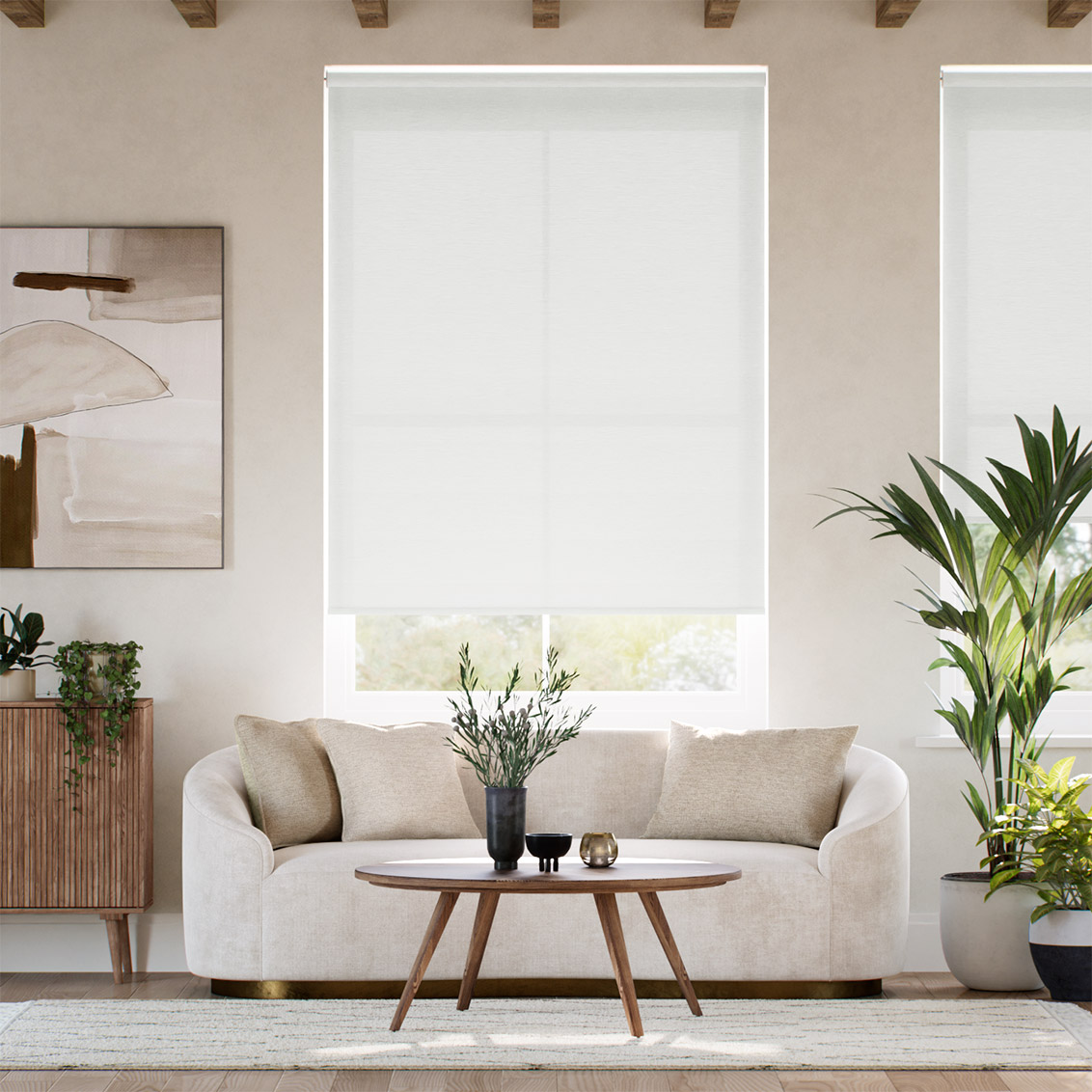 Kaia Platinum Roller Blind