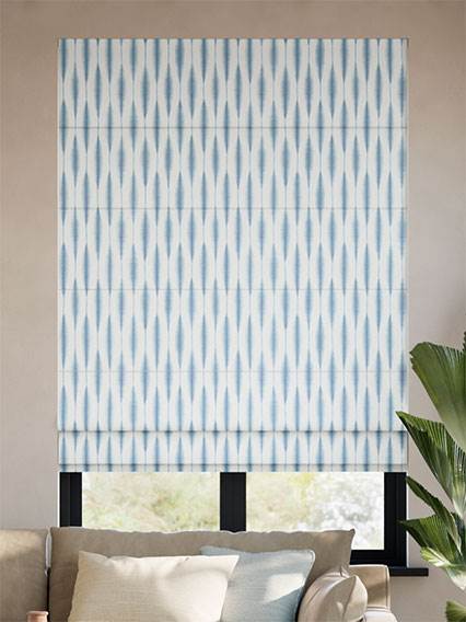 Kasuri Sky Roman Blind thumbnail image