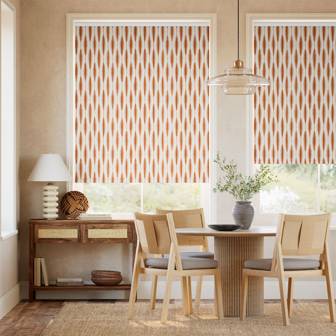 Kasuri Spice Roller Blind