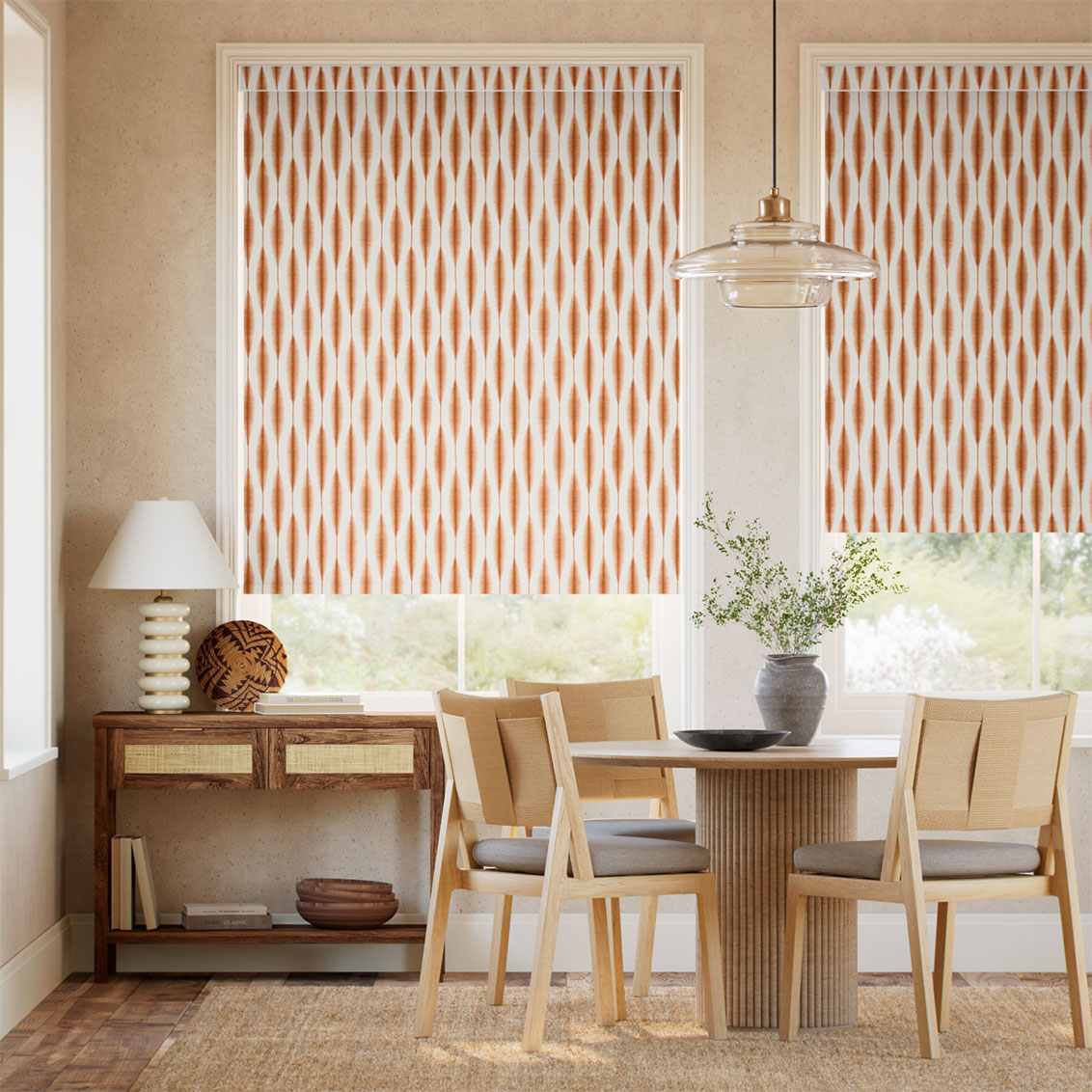 Kasuri Spice Roller Blind