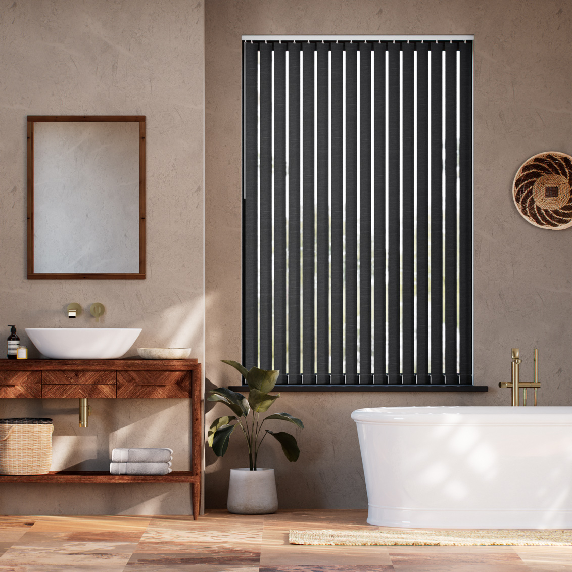 Kendal Charcoal Vertical Blind