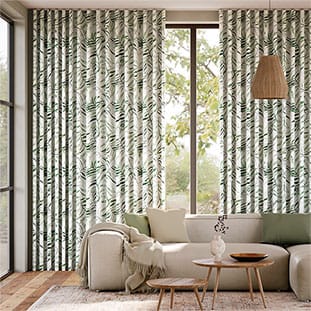 Kentia Linen Leaf Curtains thumbnail image
