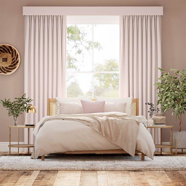 Complete Blackout Kirkland Soft Pink Total Blockout Curtain thumbnail image