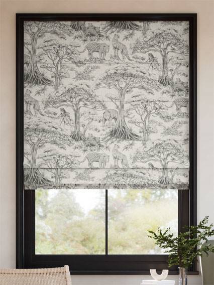 Kisumu Charcoal Roman Blind thumbnail image