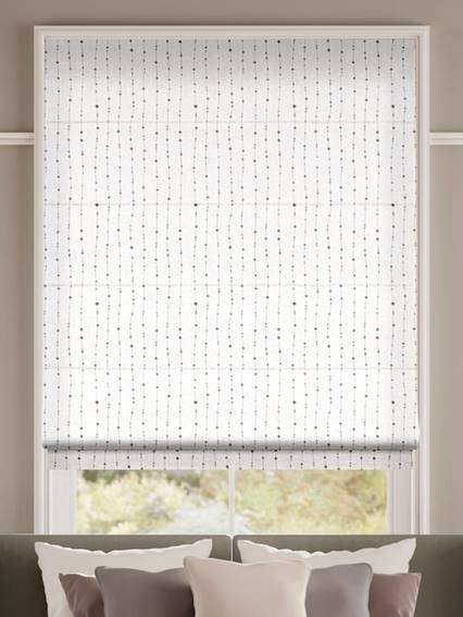 Knots Pewter Roman Blind thumbnail image