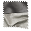Kosa Palladium & Dupioni Faux Silk Shimmering Grey Roman Blind sample image