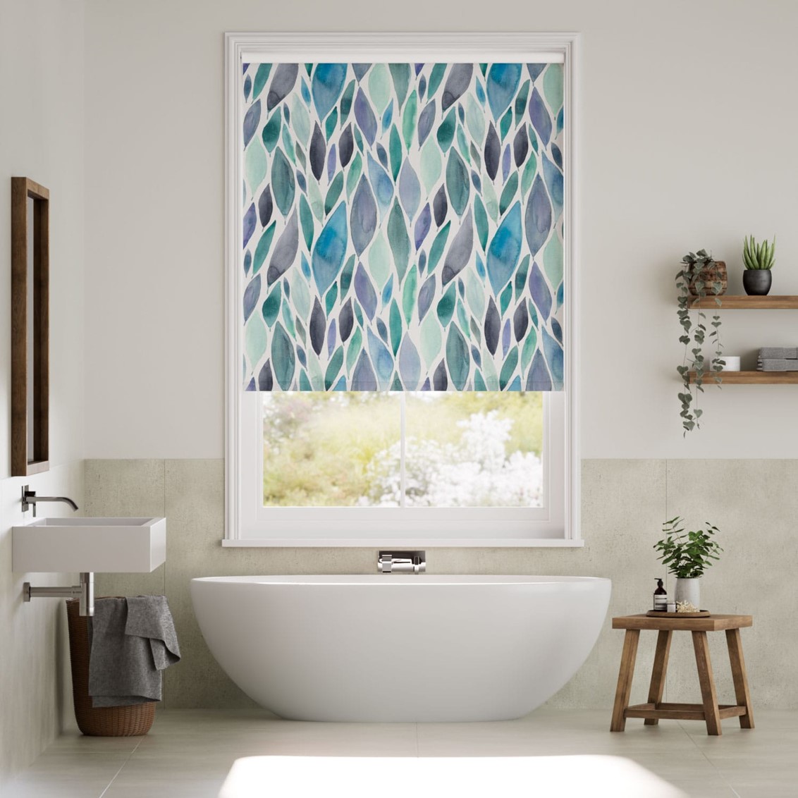 Twist2Go Koyo Blackout Aqua Roller Blind