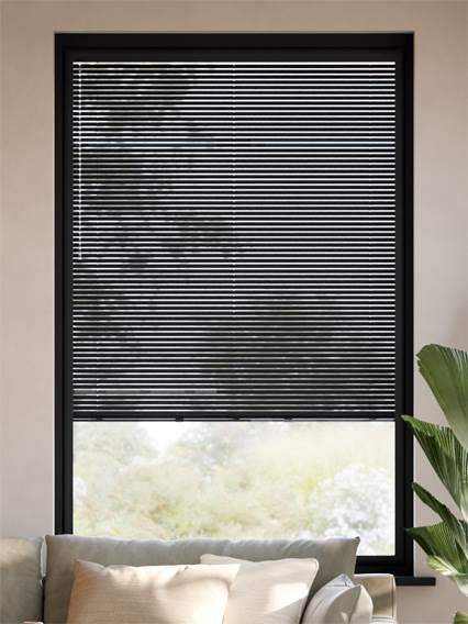 PerfectFit L-Shaped Studio Jet Black PerfectFit L-Shaped Venetian Blind thumbnail image