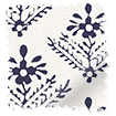 Lady Fern French Navy Roman Blind swatch image