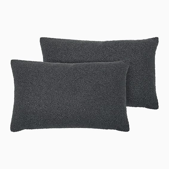 Lana Boucle Granite Cushion 50cm x 30cm