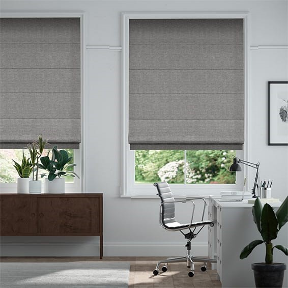 Lanura London Grey  Roman Blind