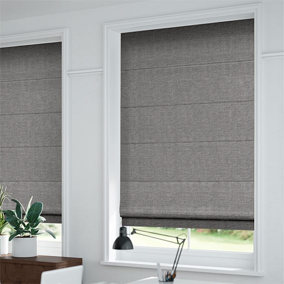 Lanura London Grey Roman Blind