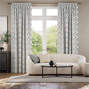 Lattice Silver Curtains thumbnail image