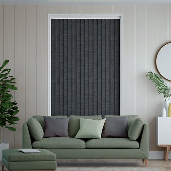 Laurent Charcoal  Vertical Blind