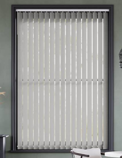 Laurent Silver Grey Vertical Blind thumbnail image