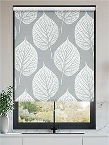 Aspen Leaf Pewter Roller Blind thumbnail image