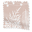 Leaf Stripe Vintage Pink Curtains swatch image