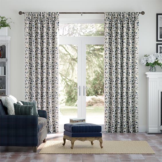 Leafy Grove Inkwell Curtains
