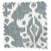 Lena Ikat City Blue Roman Blind swatch image