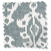 Lena Ikat City Blue Roman Blind swatch image