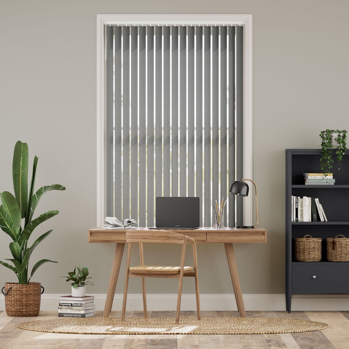 Leon Steel Vertical Blind