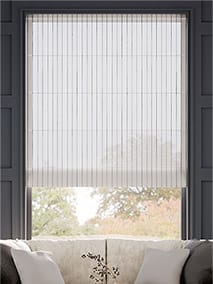 Leone Embroidered Voile Pinstripe Roman Blind thumbnail image