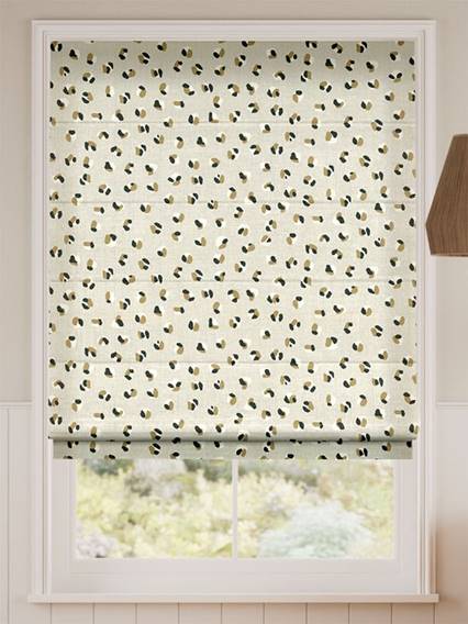 Leopard Dots Linen Roman Blind thumbnail image