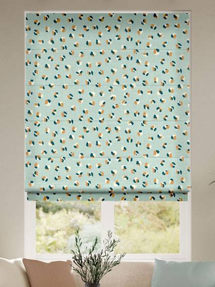 Leopard Dots Sky Roman Blind thumbnail image