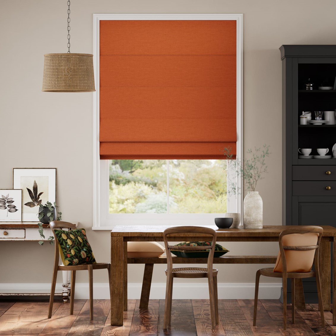 Liliana Burnt Embers Roman Blind