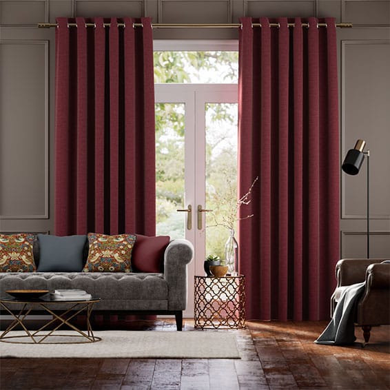 Liliana Garnet Curtains