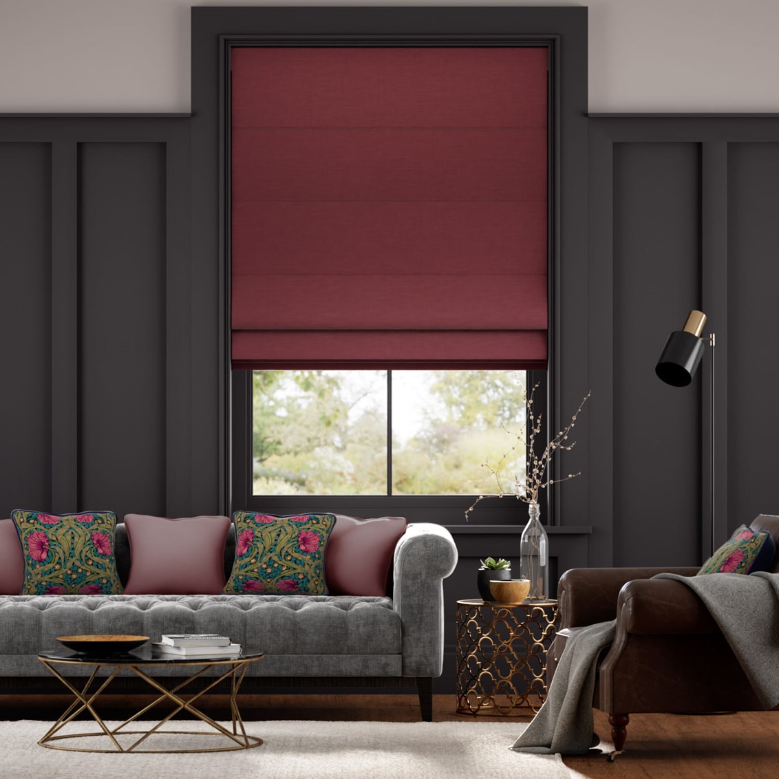 Liliana Garnet Roman Blind