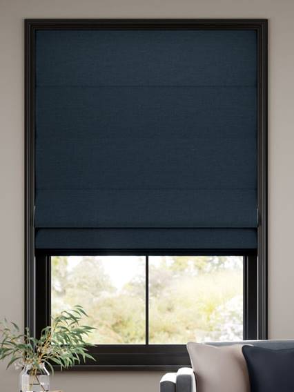 Liliana Navy Roman Blind thumbnail image