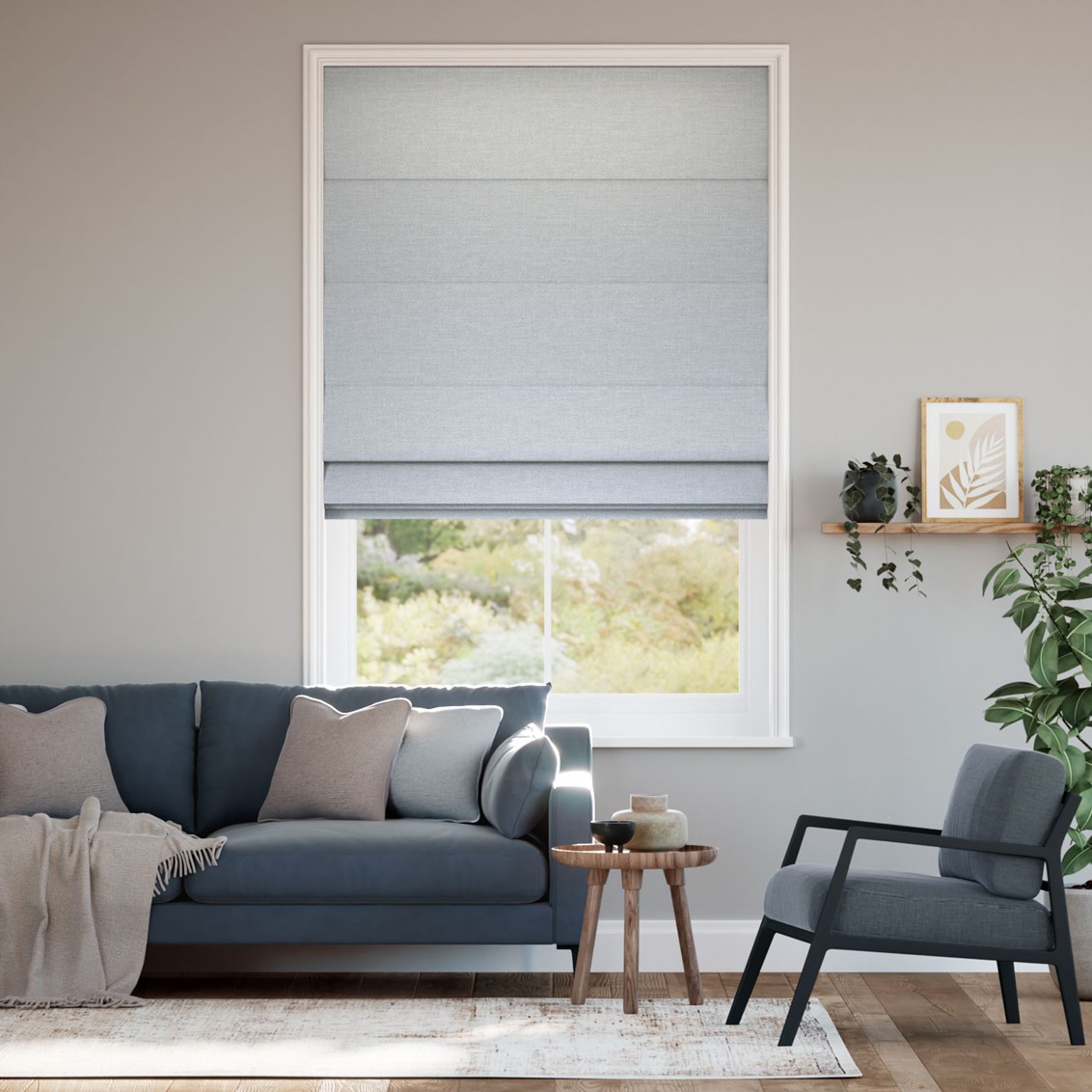 Liliana Sky Roman Blind