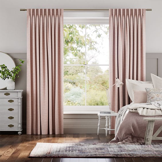 Liliana Soft Pink Curtains