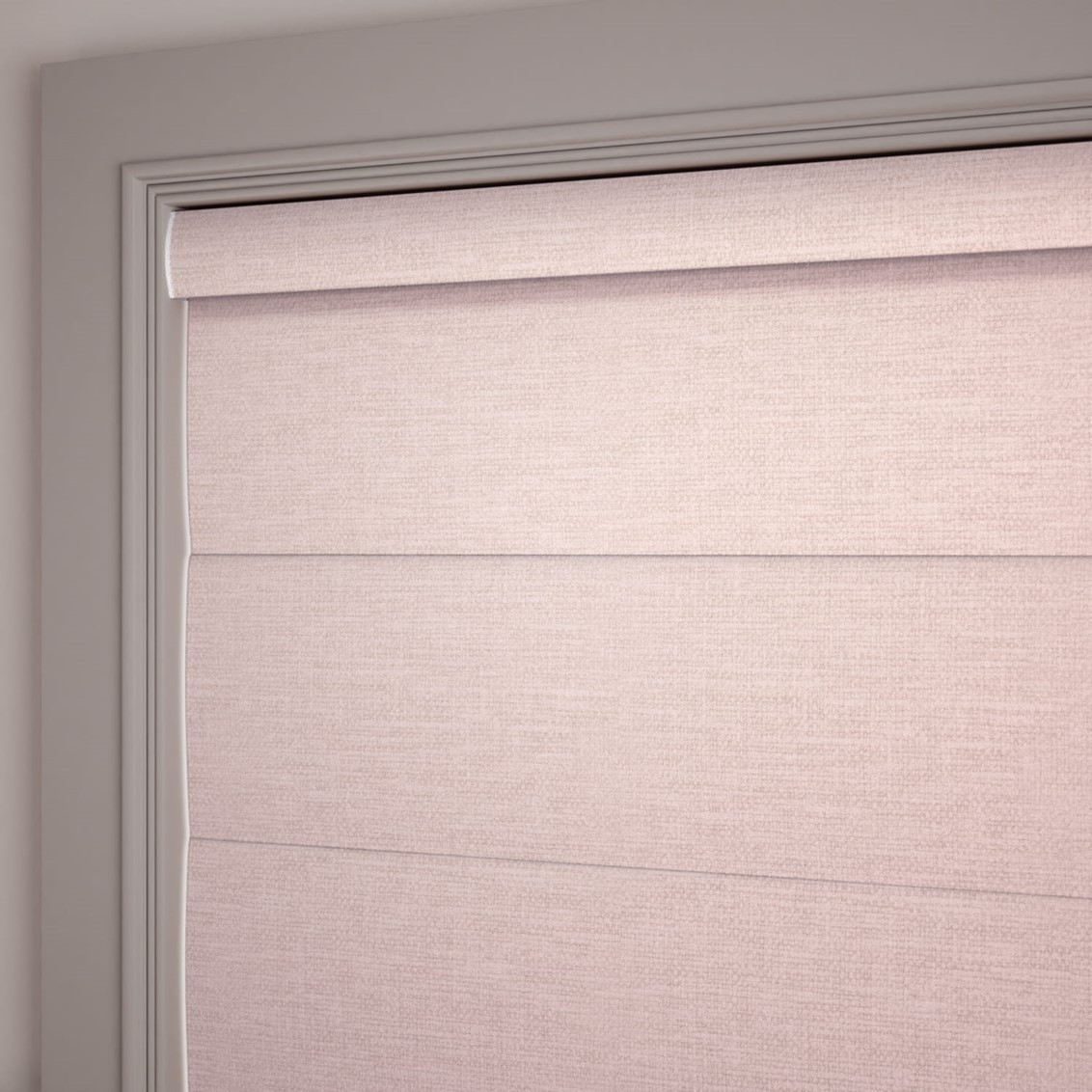 Liliana Soft Pink Roman Blind