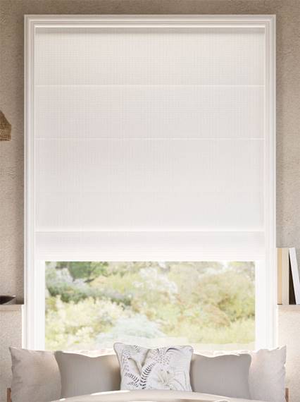 Electric Lima Alabaster Roman Blind thumbnail image