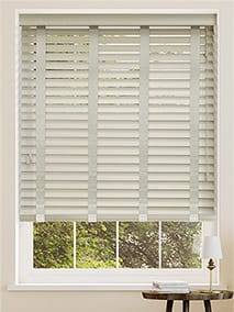 Limestone Madera & Platinum Wooden Blind thumbnail image