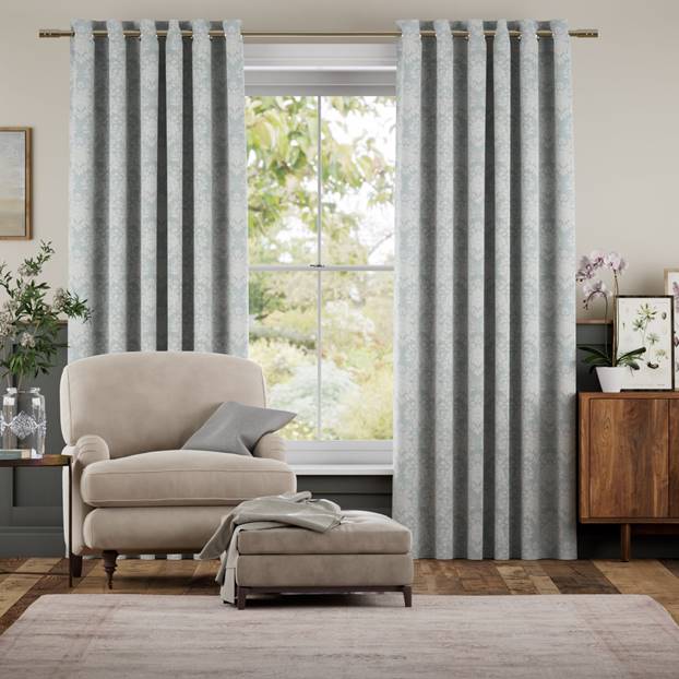 Linden Grove Duck Egg Curtains thumbnail image