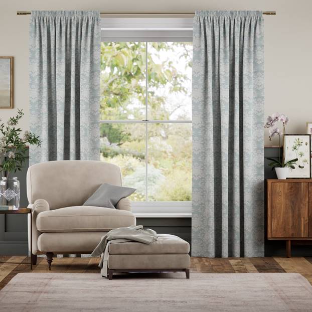 Linden Grove Duck Egg Curtains thumbnail image