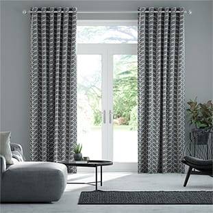 Linear Stem Cool Grey Curtains thumbnail image